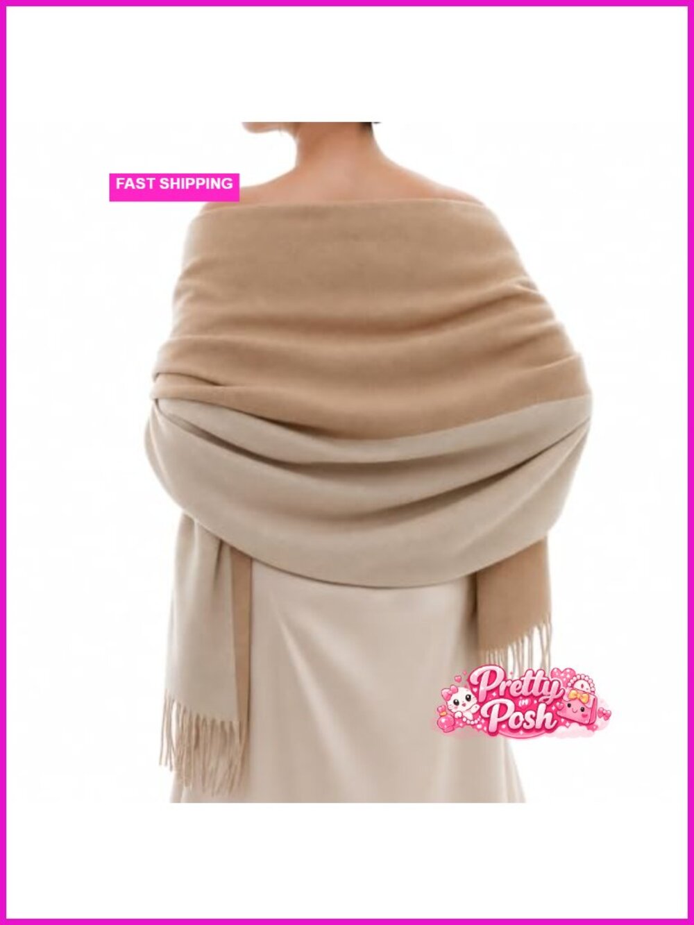 Women's Pashmina Shawl Wrap Large Soft Scarf for Evening Dress